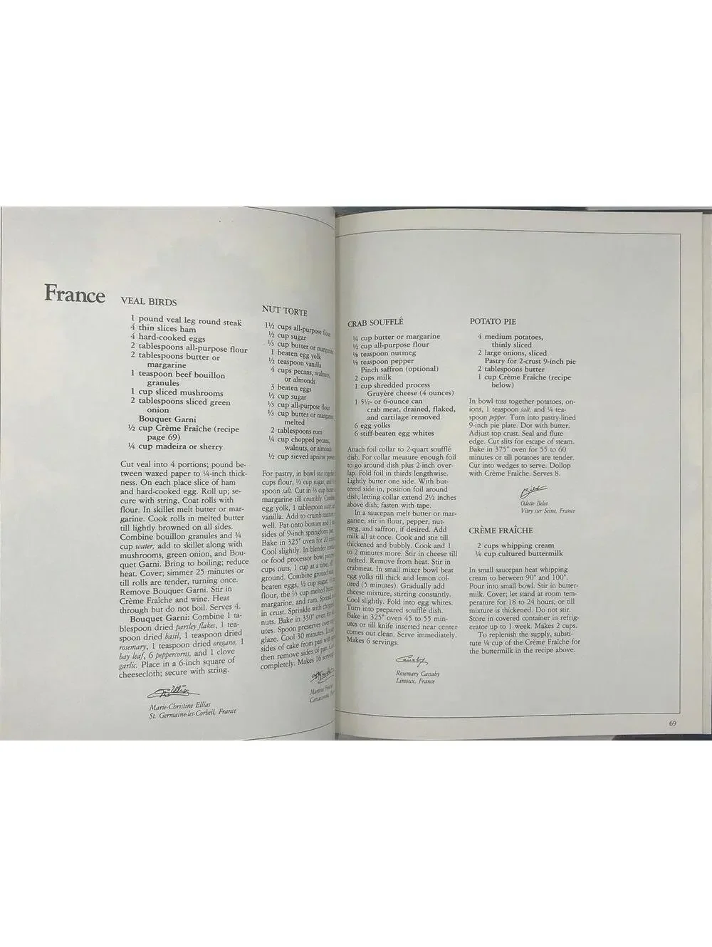 Vintage Avon International Cookbook: Recipes from Around the World